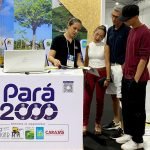 Equipamentos turísticos do Estado chamam a atenção do público, em Santarém, durante a FITA 2024