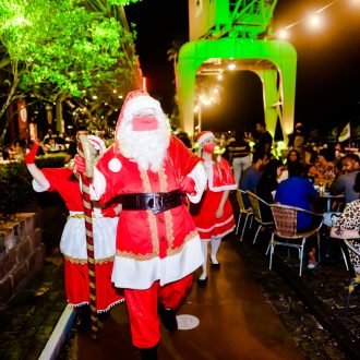 Fim de semana na Estação terá visita do papai Noel e apresentações de corais
