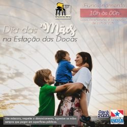 Estação das Docas é opção para passeio no dia das mães