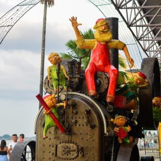 Papai Noel leva alegria aos complexos Estação, Mangal e Parque do Utinga no fim de semana do Natal