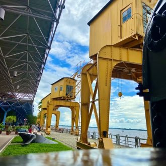 Teatro Maria Sylvia Nunes, na Estação das Docas, será sede do 15° CONOJAF e do 5° ENOJAP. 