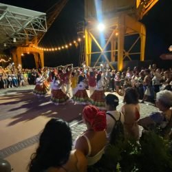 Atrações do ‘Círio na Estação’ animam público no primeiro dia de programação musical