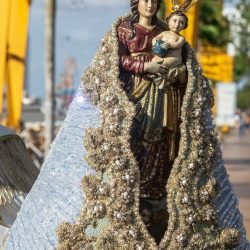 Imagem Peregrina de Nossa Senhora de Nazaré visita a Estação das Docas no dia 18